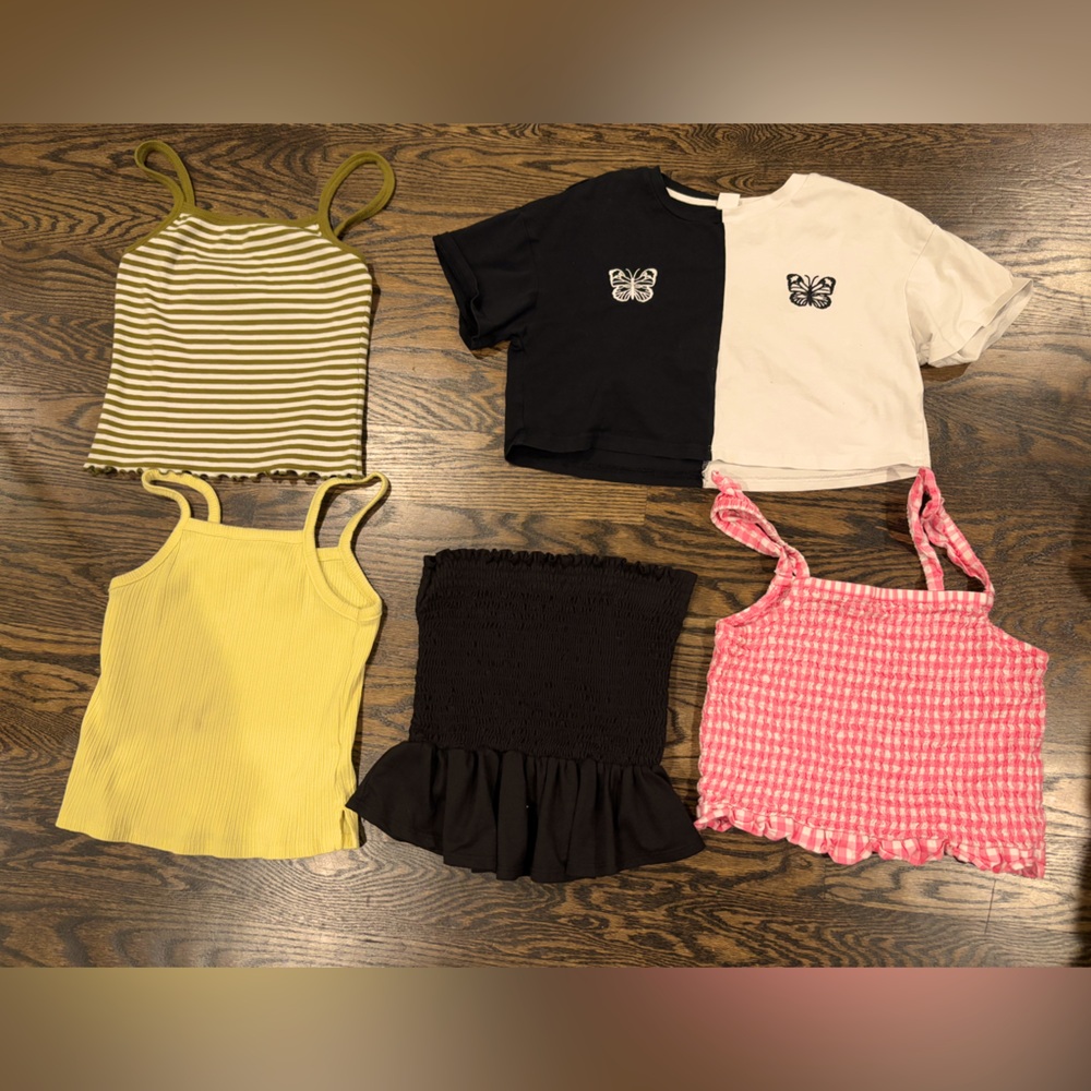 Adorable crop top bundle girls 7-10 from Tweenstyle, T&B and Old Navy